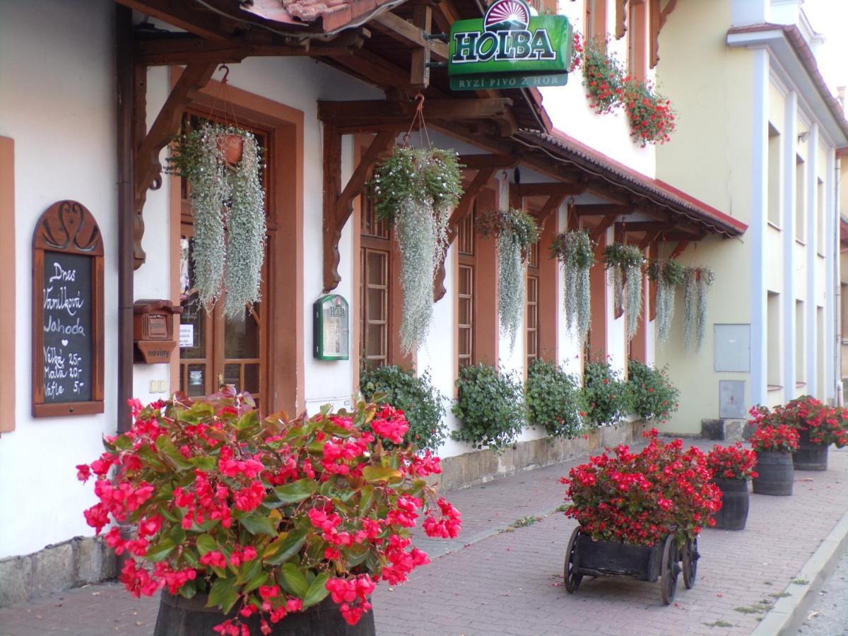 Penzion Restaurace u Helferů Libuň Esterno foto
