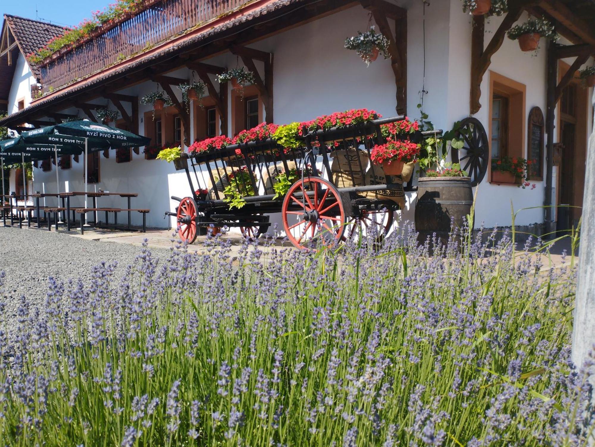 Penzion Restaurace u Helferů Libuň Esterno foto